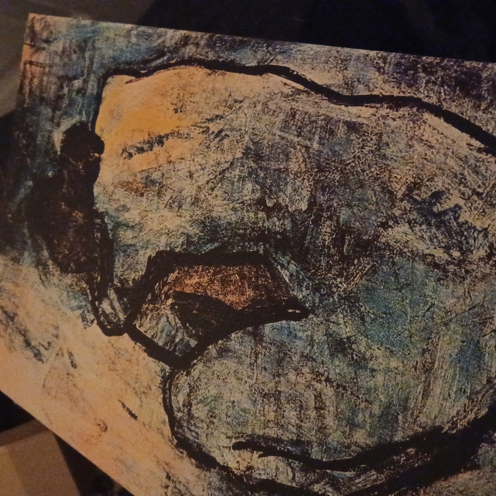 Print of Picasso Nude from his blue period